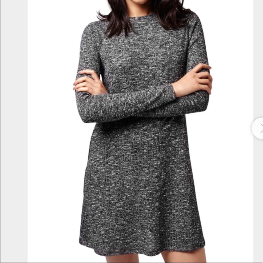 Topshop classy gray Bell dress